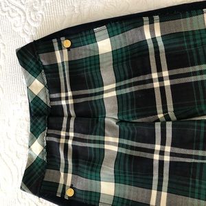 Escada Plaid Pants